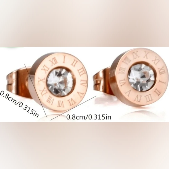 Take 50% off! Roman numbers  earrings - Picture 2 of 2